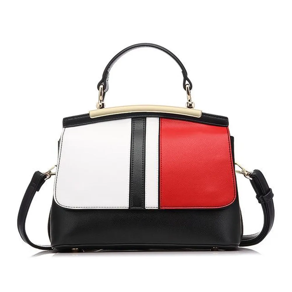 <bold>Top-Handle / Crossbody Bag <br>Vegan-Leather