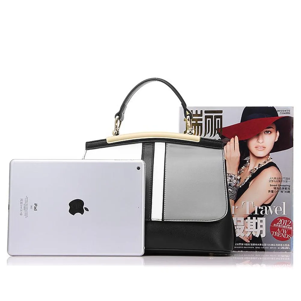 <bold>Top-Handle / Crossbody Bag <br>Vegan-Leather