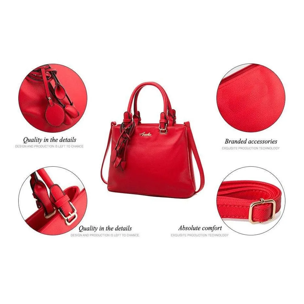 <bold>Top-Handle  / Shoulder Bag  <br>Vegan-Leather