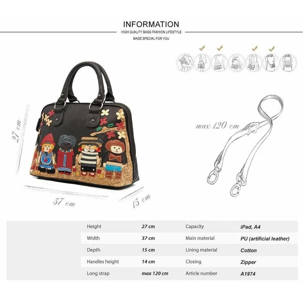 <bold>Top-Handle / Tote Bag  <br>Vegan-Leather