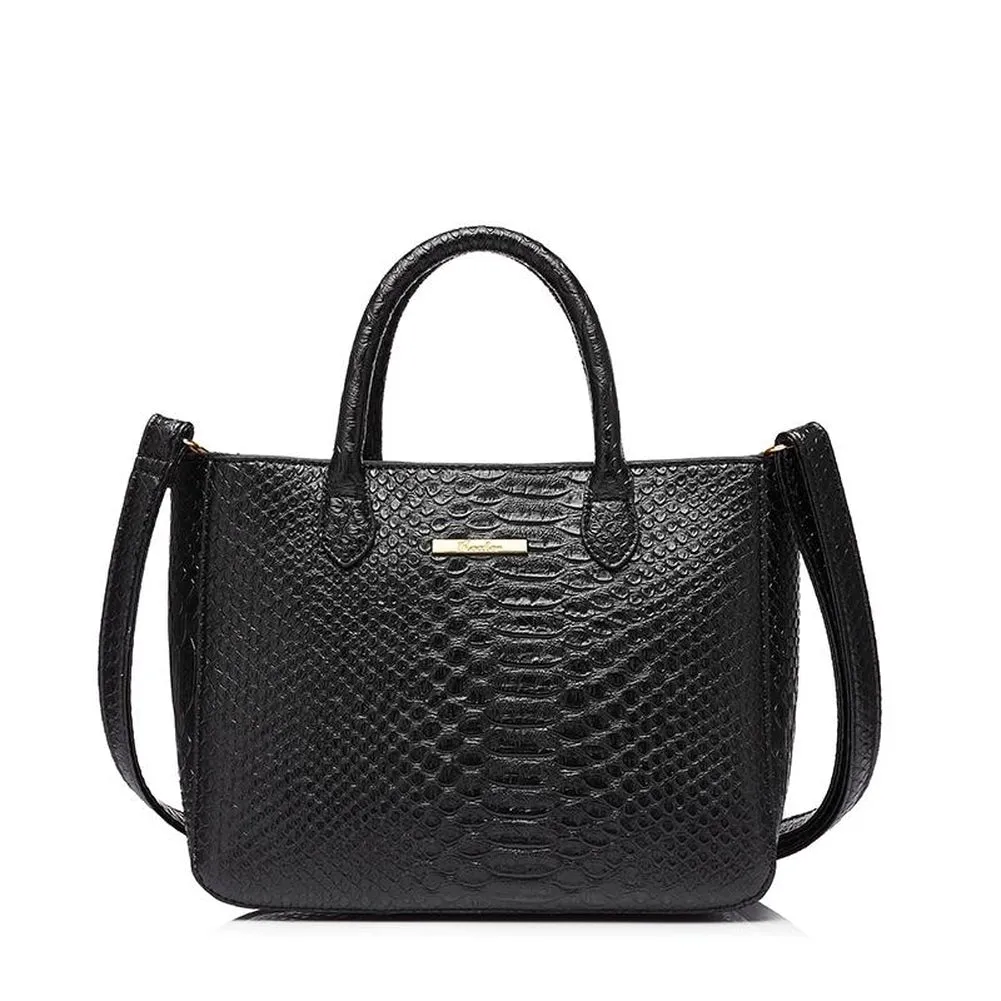 <bold>Tote & Crossbody Bag Set <br>Vegan-Leather