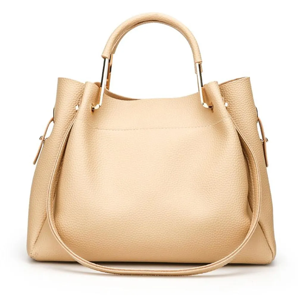 <bold>Tote & Crossbody Bag Set <br>Vegan-Leather