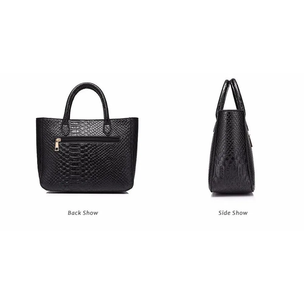 <bold>Tote & Crossbody Bag Set <br>Vegan-Leather