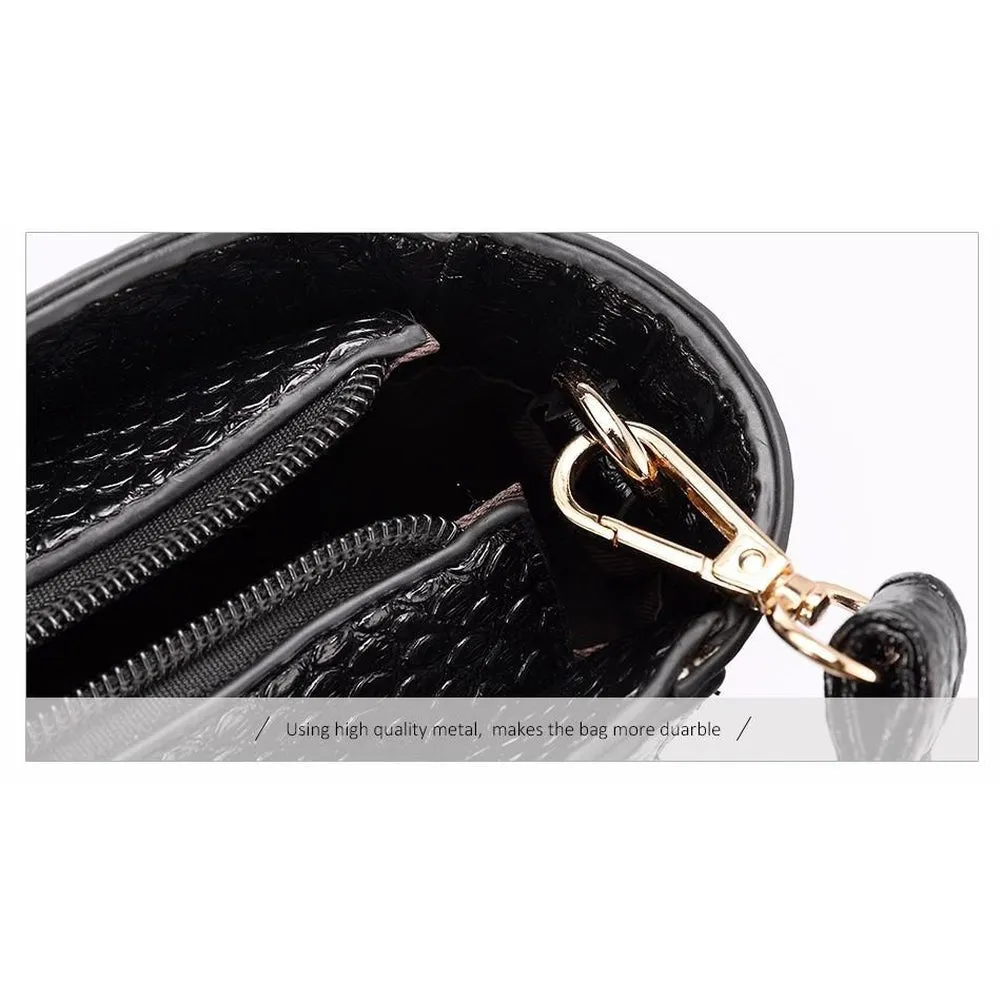 <bold>Tote & Crossbody Bag Set <br>Vegan-Leather