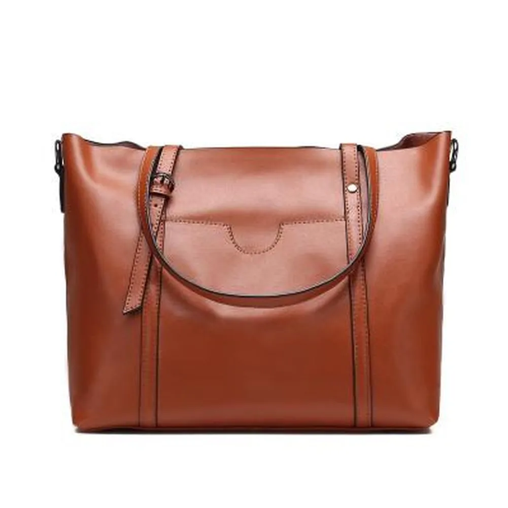 <bold>Tote / Crossbody Bag  <br>Genuine-Leather