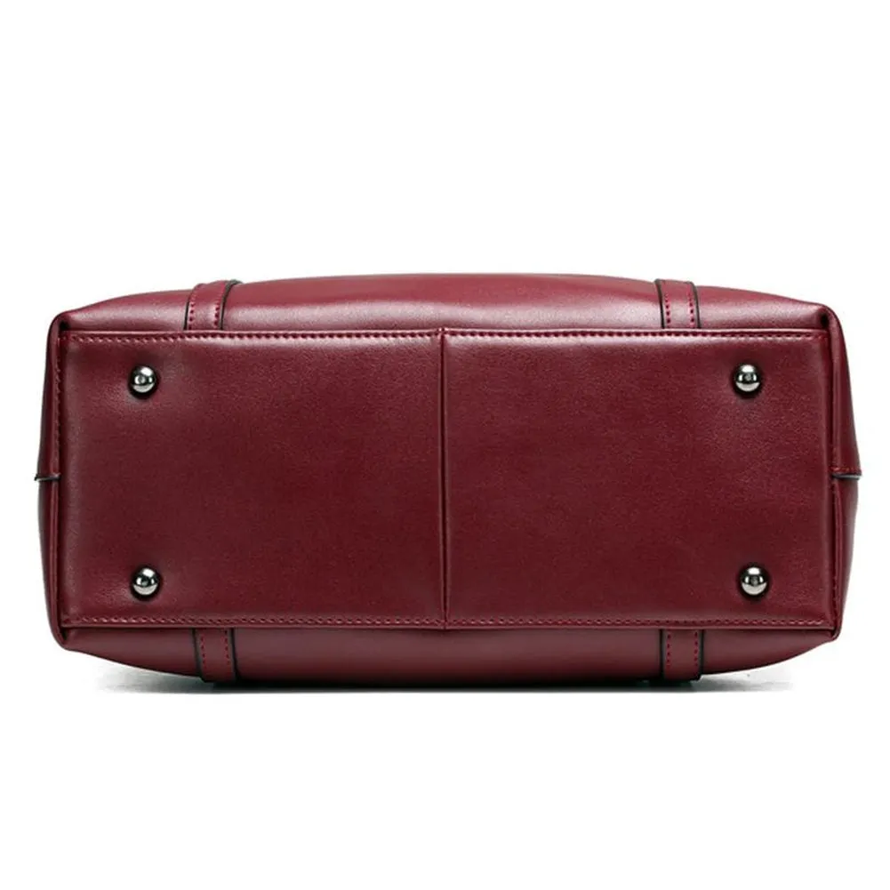 <bold>Tote / Crossbody Bag  <br>Genuine-Leather
