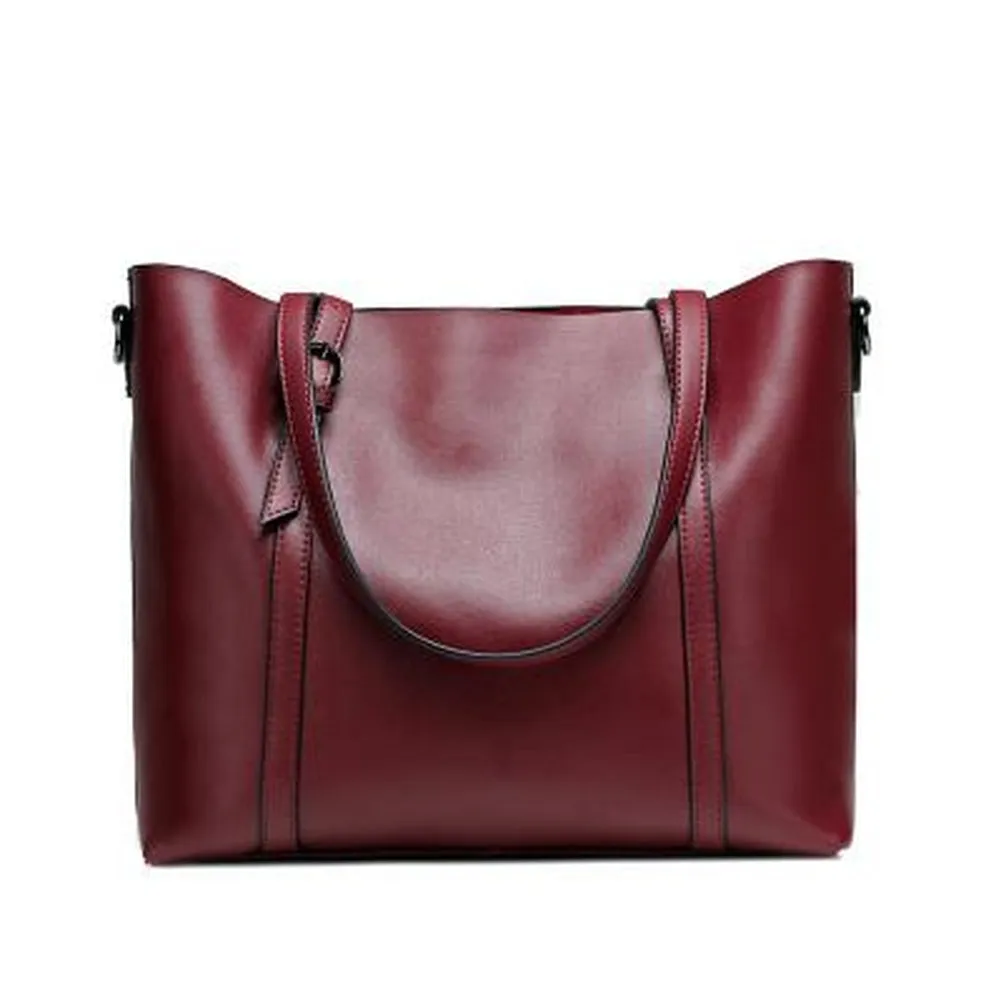 <bold>Tote / Crossbody Bag  <br>Genuine-Leather