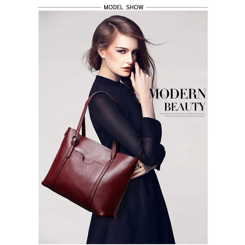 <bold>Tote / Crossbody Bag  <br>Genuine-Leather