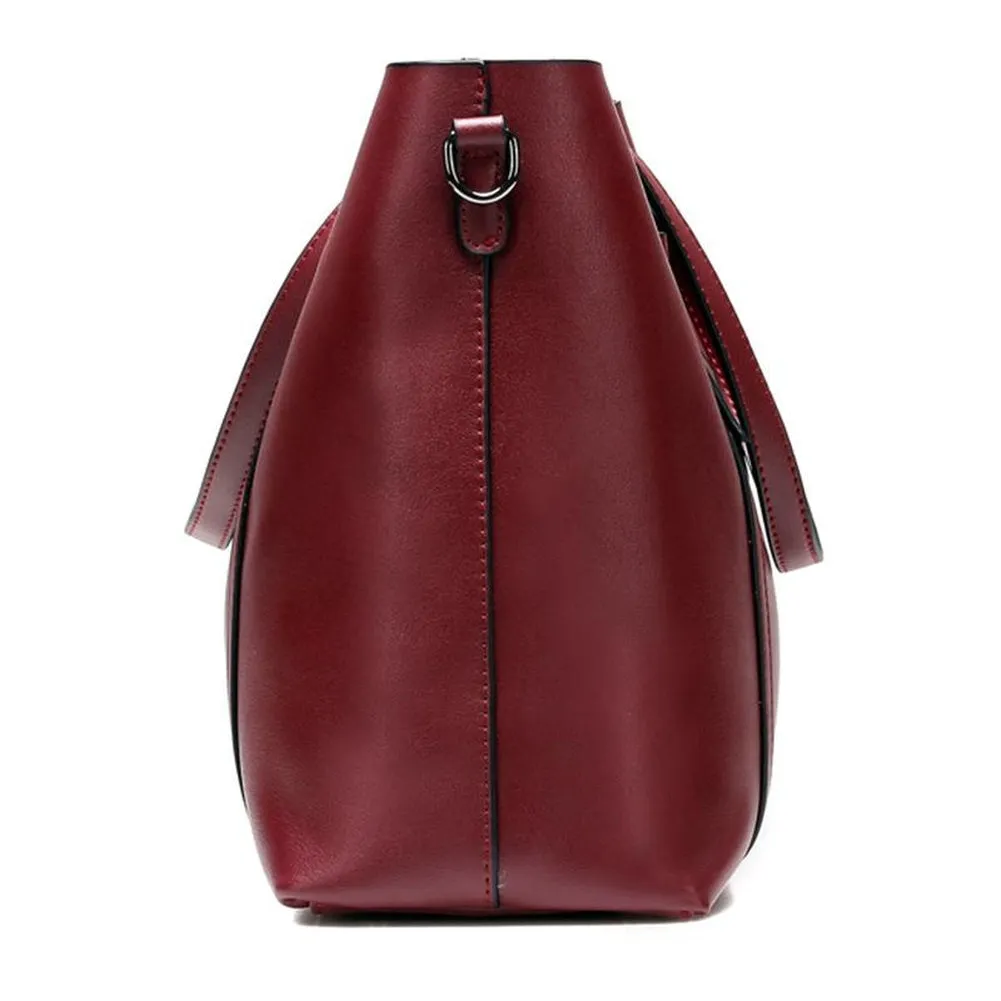<bold>Tote / Crossbody Bag  <br>Genuine-Leather