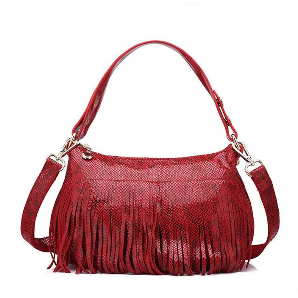 <bold>Tote / Crossbody Bag  <br>Genuine-Leather