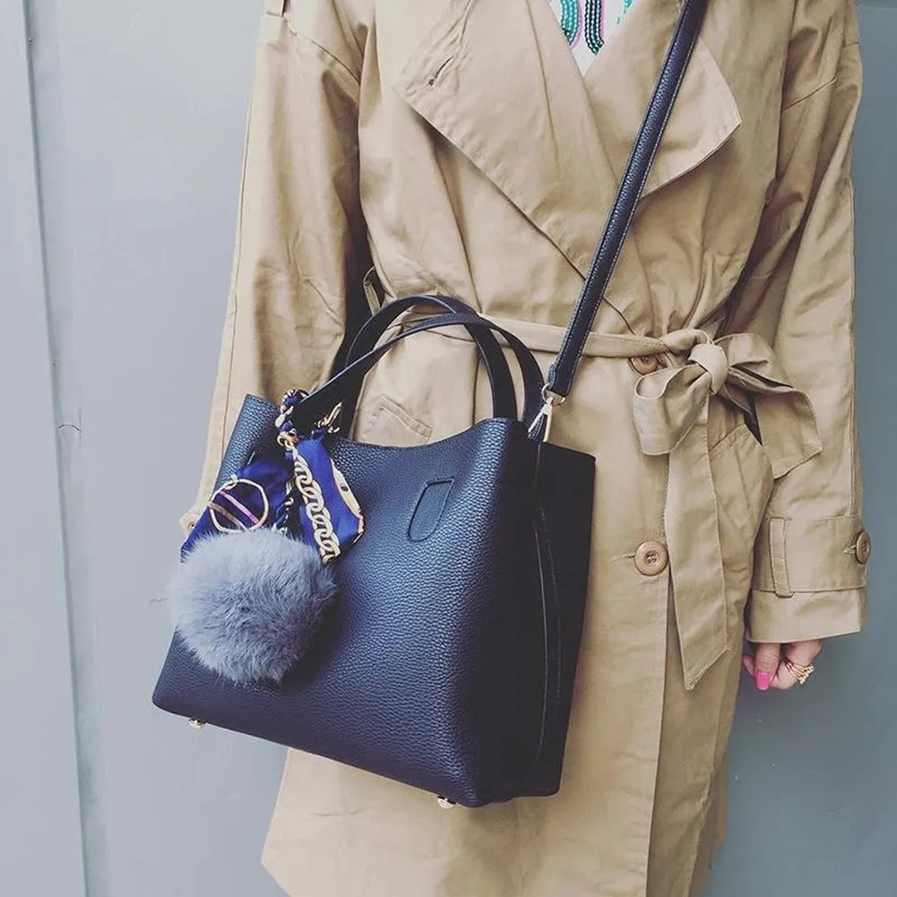 <bold>Tote / Crossbody Bag <br>Vegan-Leather