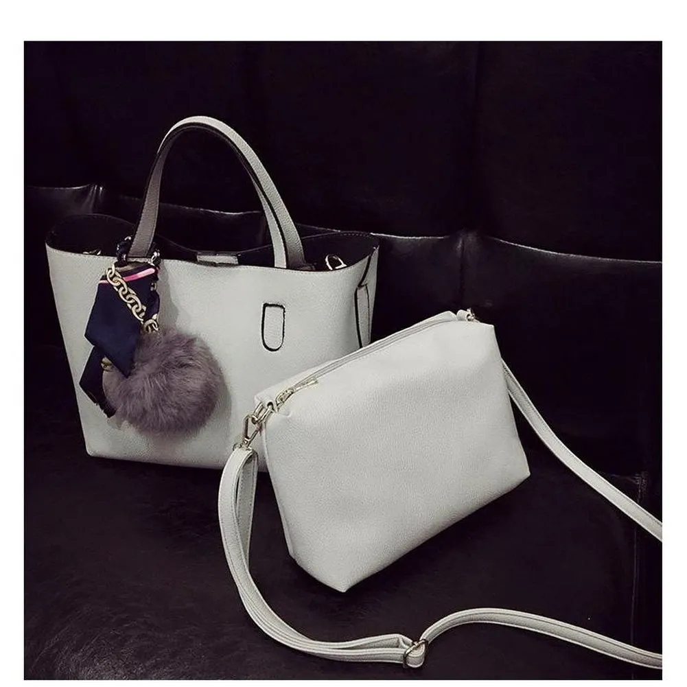 <bold>Tote / Crossbody Bag <br>Vegan-Leather