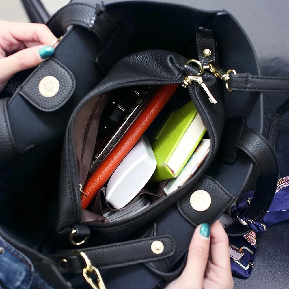<bold>Tote / Crossbody Bag <br>Vegan-Leather