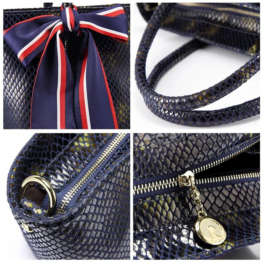 <bold>Tote  / Shoulder Bag <br>Genuine-Leather