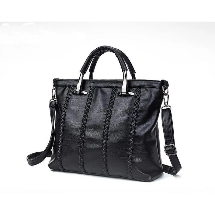 <bold>Tote  / Shoulder Bag <br>Genuine-Leather