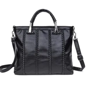 <bold>Tote  / Shoulder Bag <br>Genuine-Leather