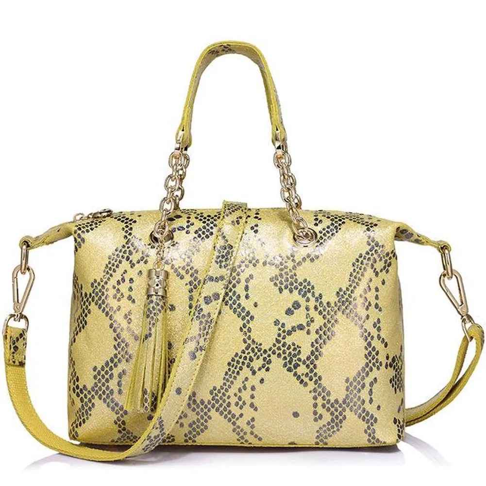 <bold>Tote  / Shoulder Bag <br>Genuine-Leather