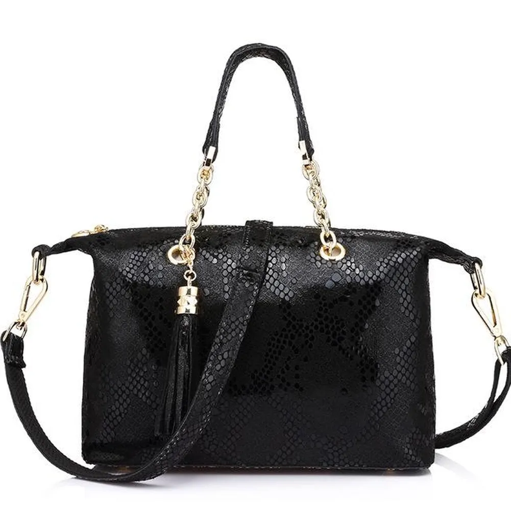 <bold>Tote  / Shoulder Bag <br>Genuine-Leather