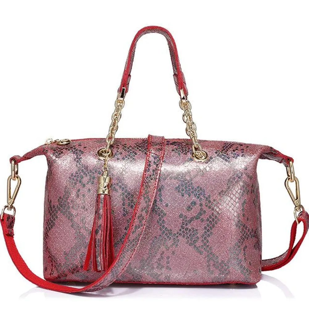 <bold>Tote  / Shoulder Bag <br>Genuine-Leather
