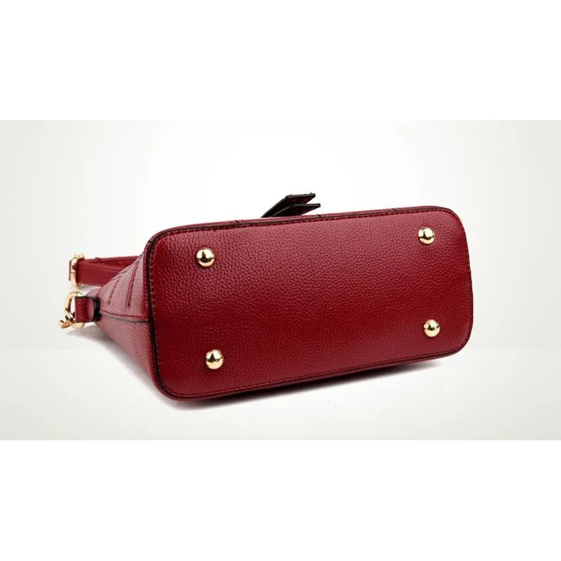<bold>Tote  / Shoulder Bag <br>Genuine-Leather