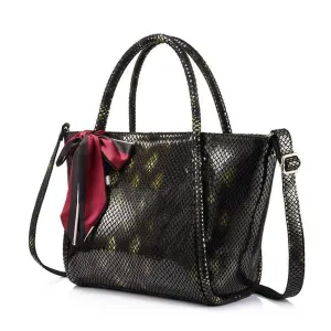 <bold>Tote  / Shoulder Bag <br>Genuine-Leather
