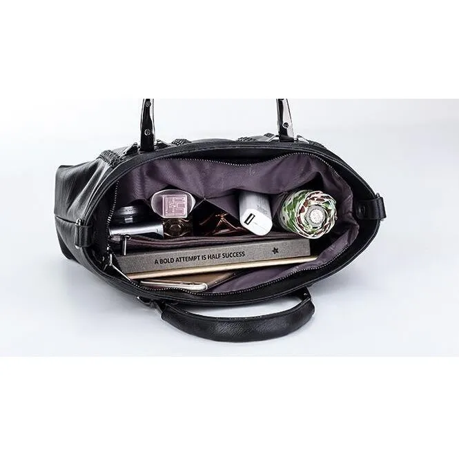 <bold>Tote  / Shoulder Bag <br>Genuine-Leather