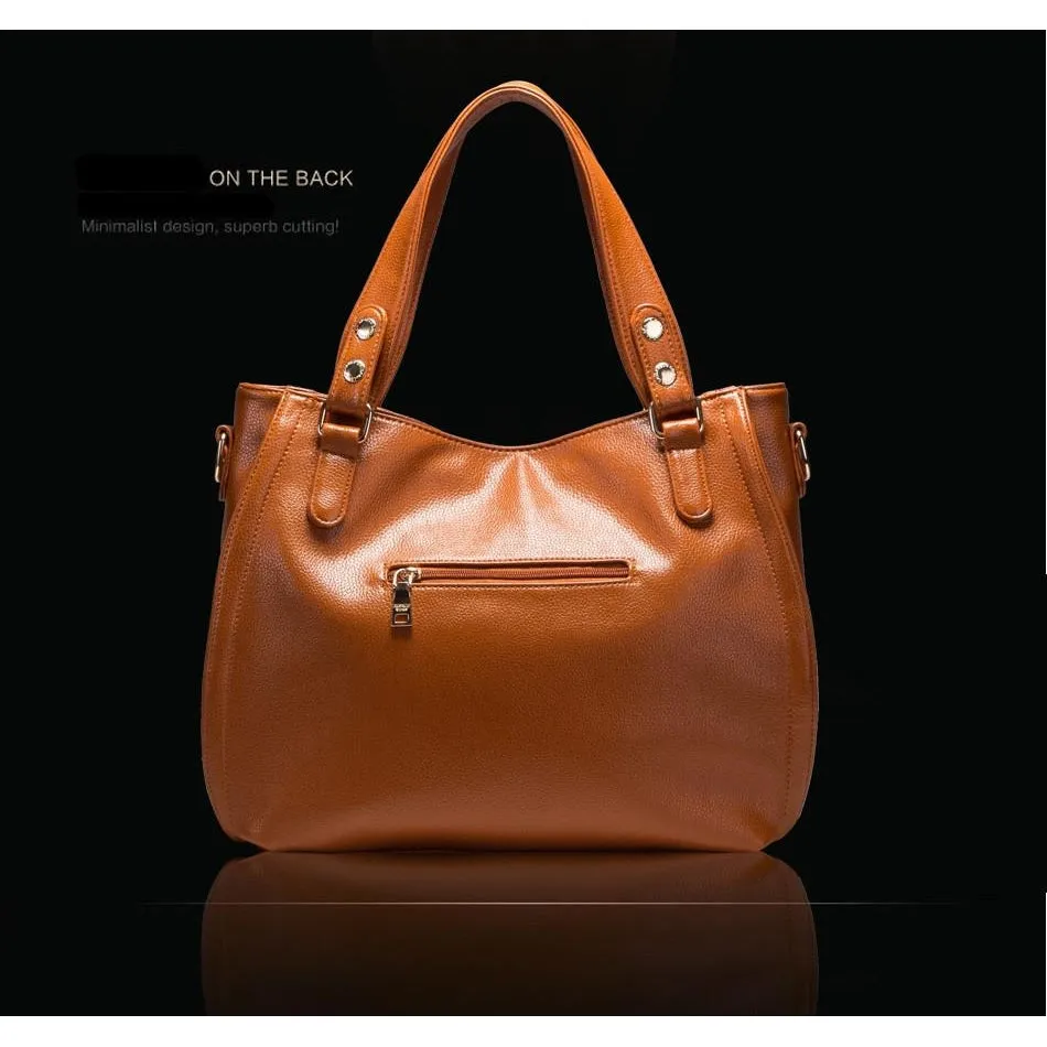 <bold>Tote  / Shoulder Bag <br>Genuine-Leather