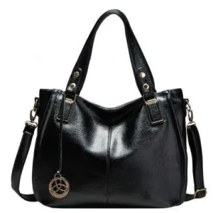 <bold>Tote  / Shoulder Bag <br>Genuine-Leather