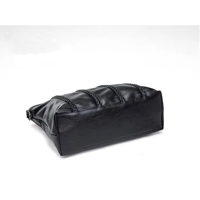 <bold>Tote  / Shoulder Bag <br>Genuine-Leather