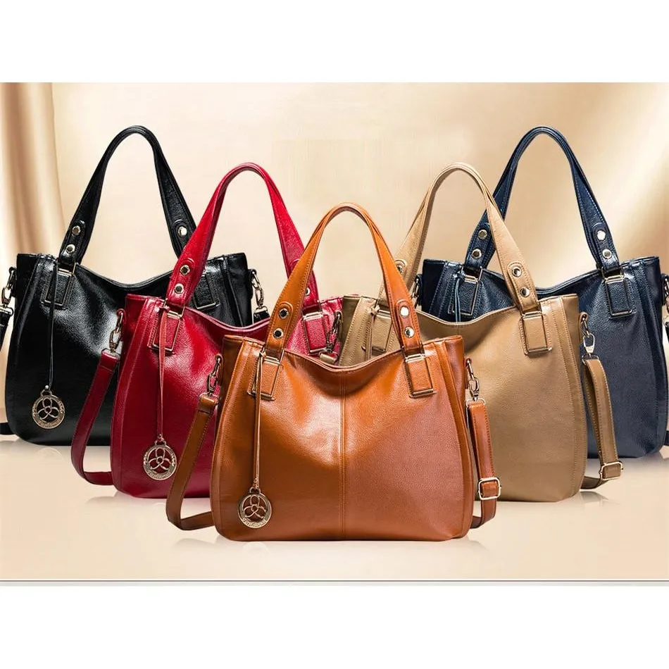 <bold>Tote  / Shoulder Bag <br>Genuine-Leather
