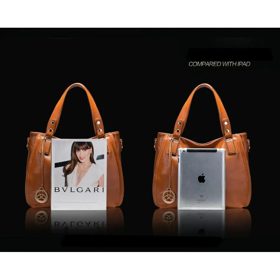 <bold>Tote  / Shoulder Bag <br>Genuine-Leather