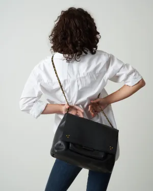 lulu xl shoulder bag - noir brass
