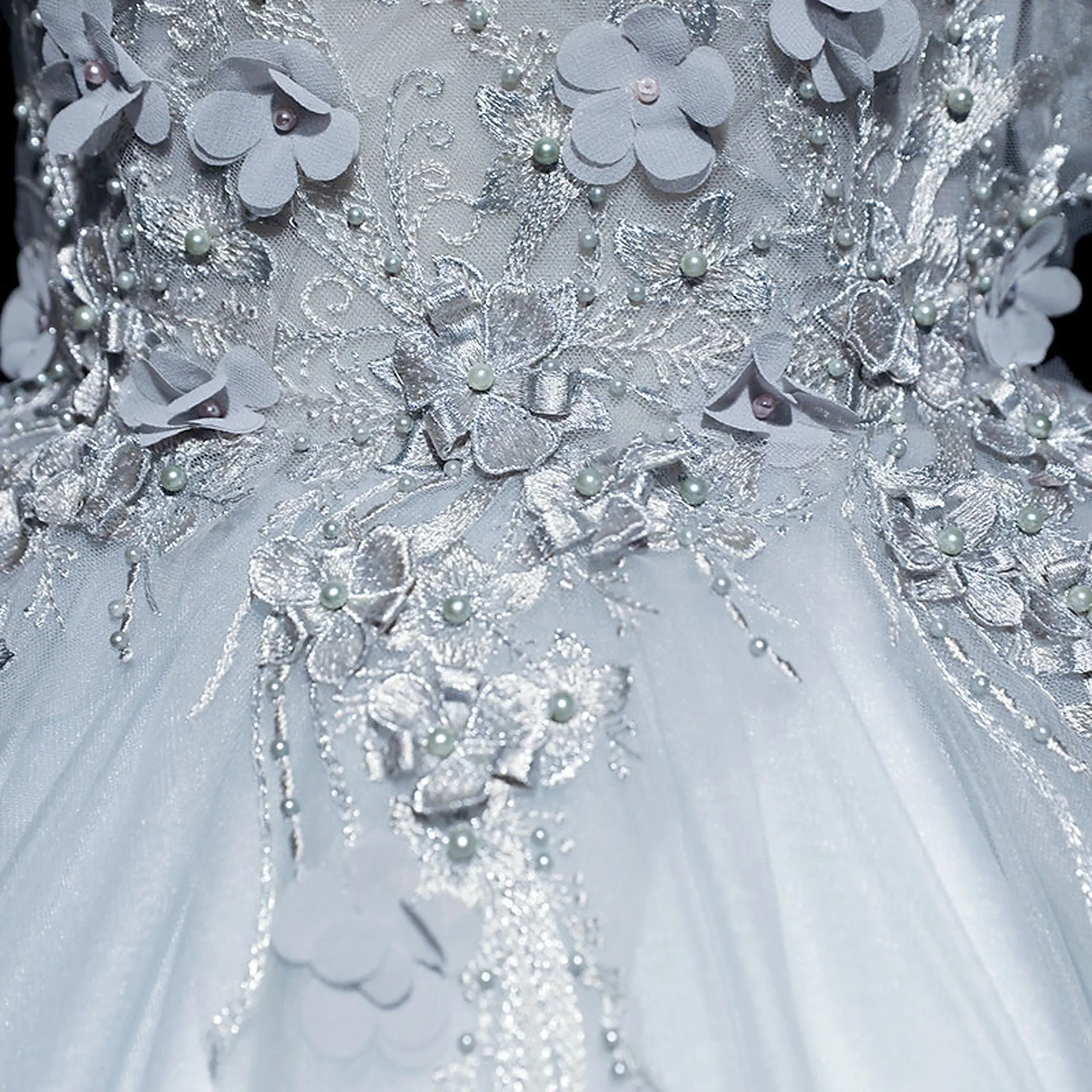 Luxury Applique Pattern Quinceañera and Evening Party Dress
