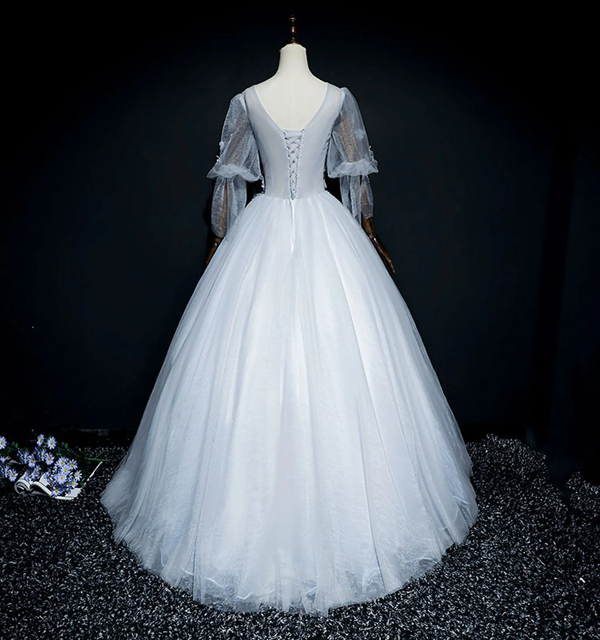 Luxury Applique Pattern Quinceañera and Evening Party Dress