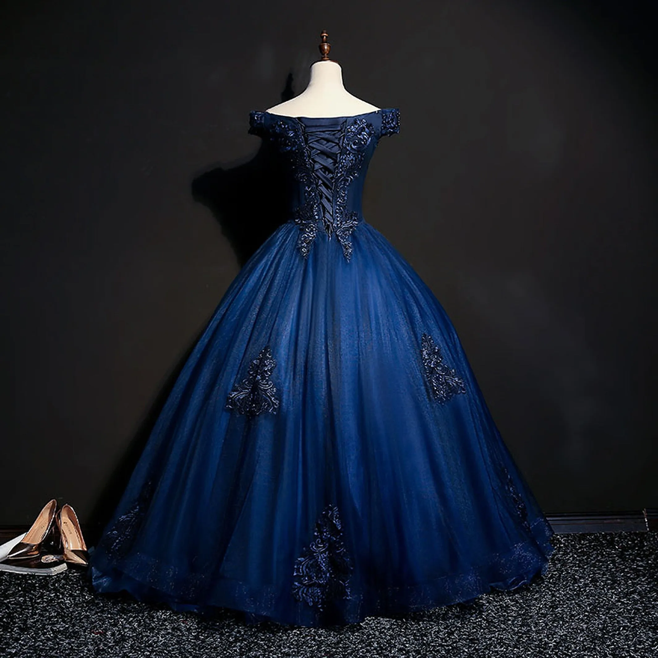 Luxury Beaded Prom, Quinceañera and Evening Party Dress