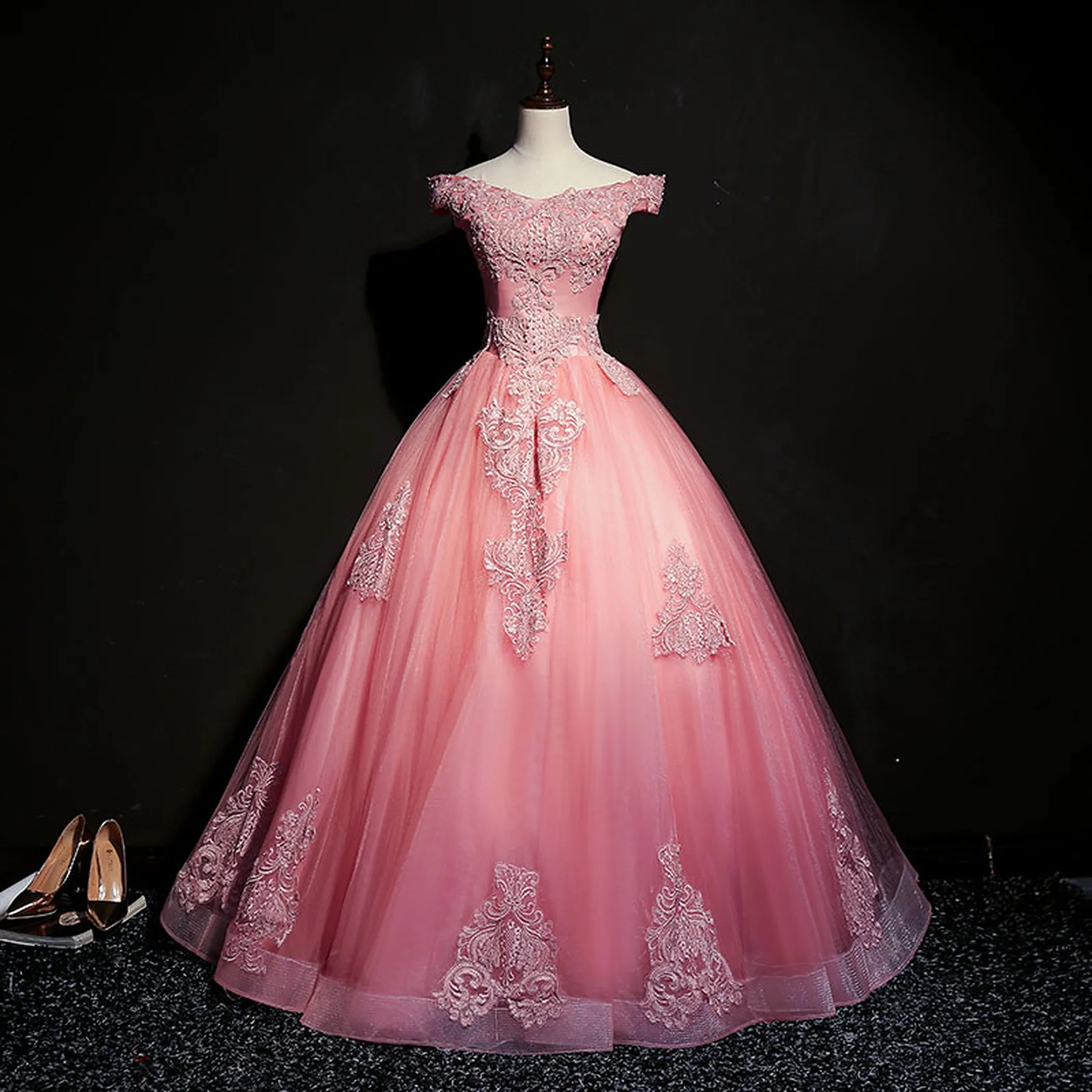 Luxury Beaded Prom, Quinceañera and Evening Party Dress