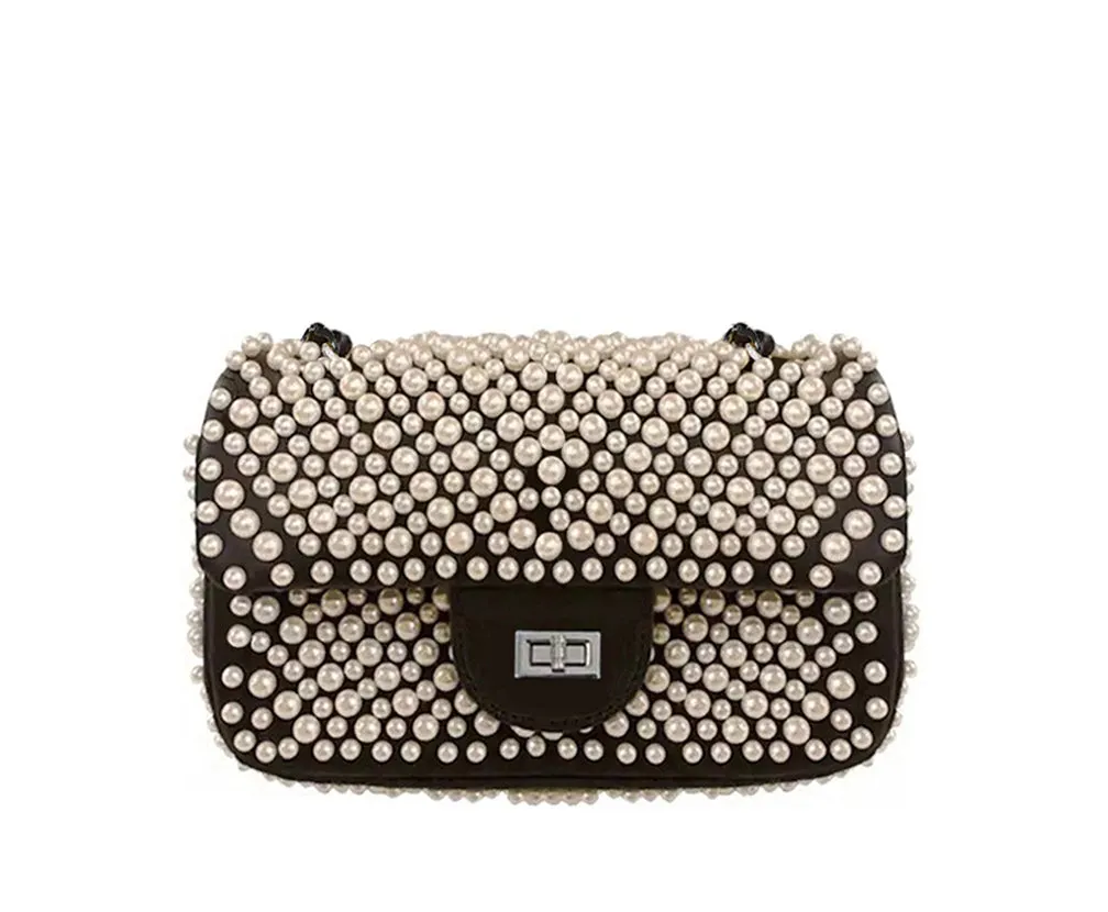 LUXURY BLACK PEARL BAG