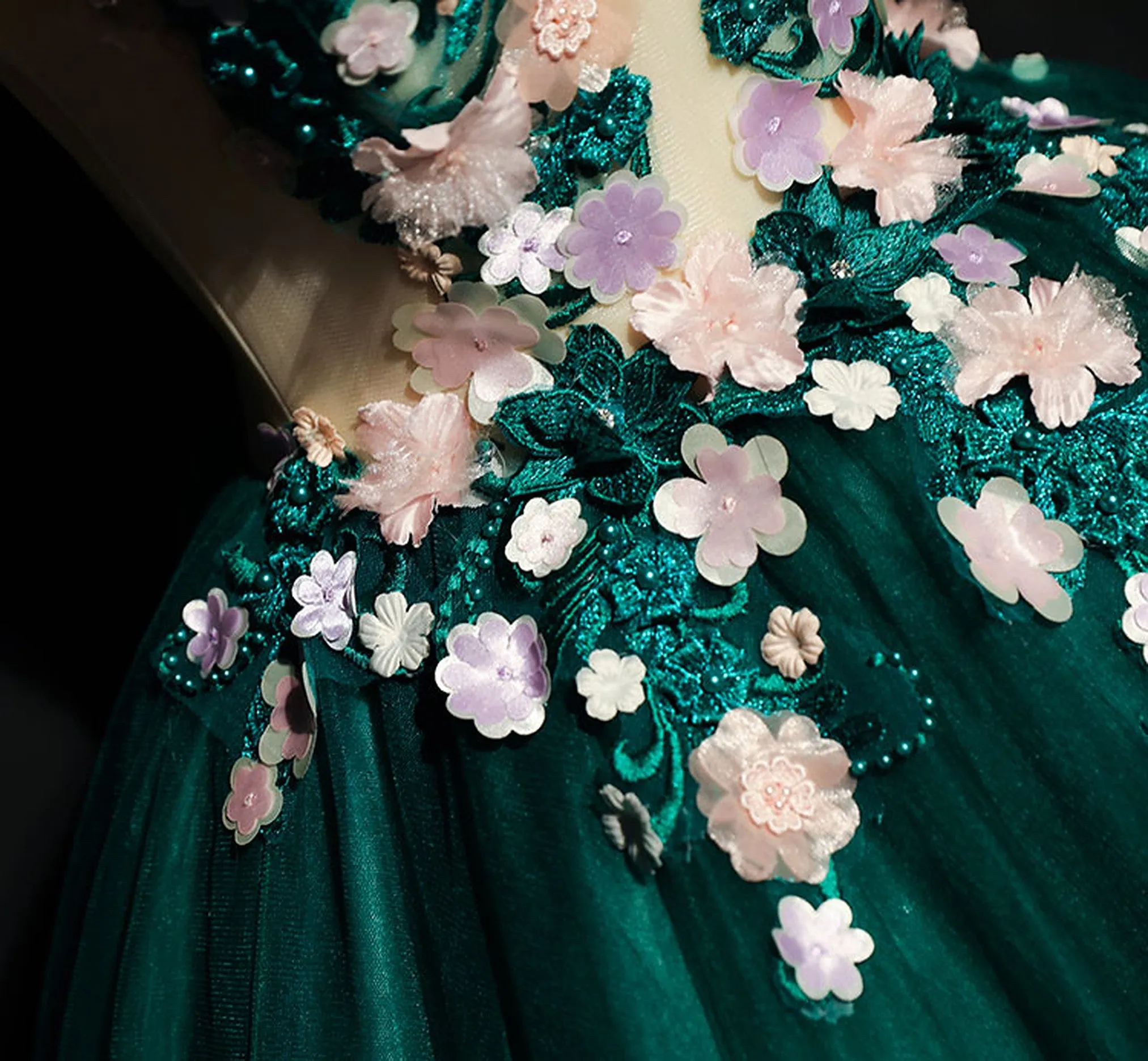 Luxury Lace Quinceañera and Evening Party Dress