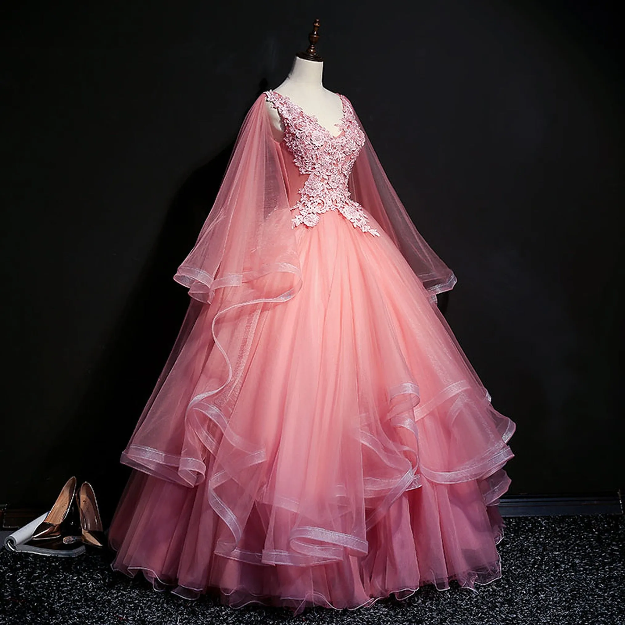 Luxury Lace Quinceañera and Evening Party Dress