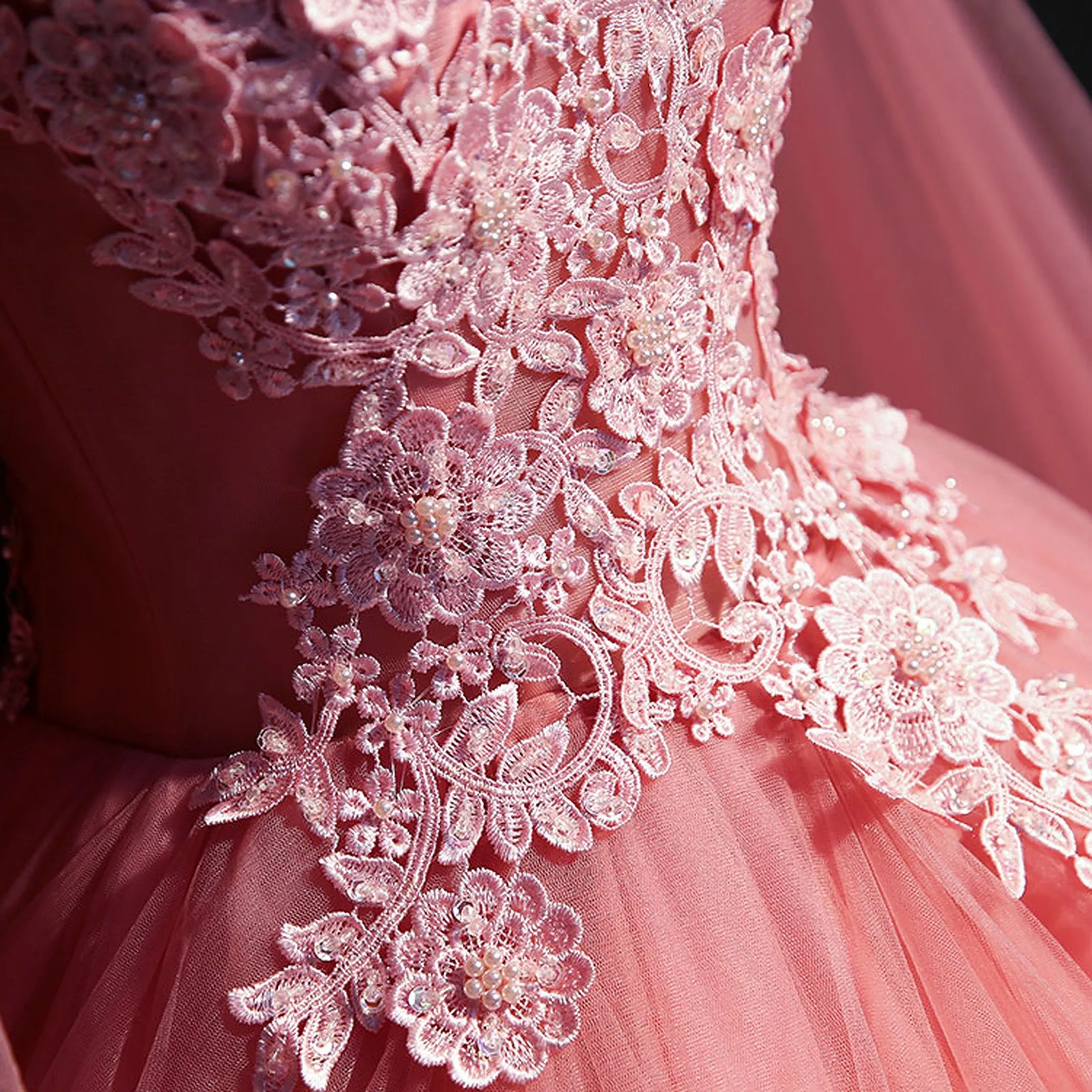 Luxury Lace Quinceañera and Evening Party Dress