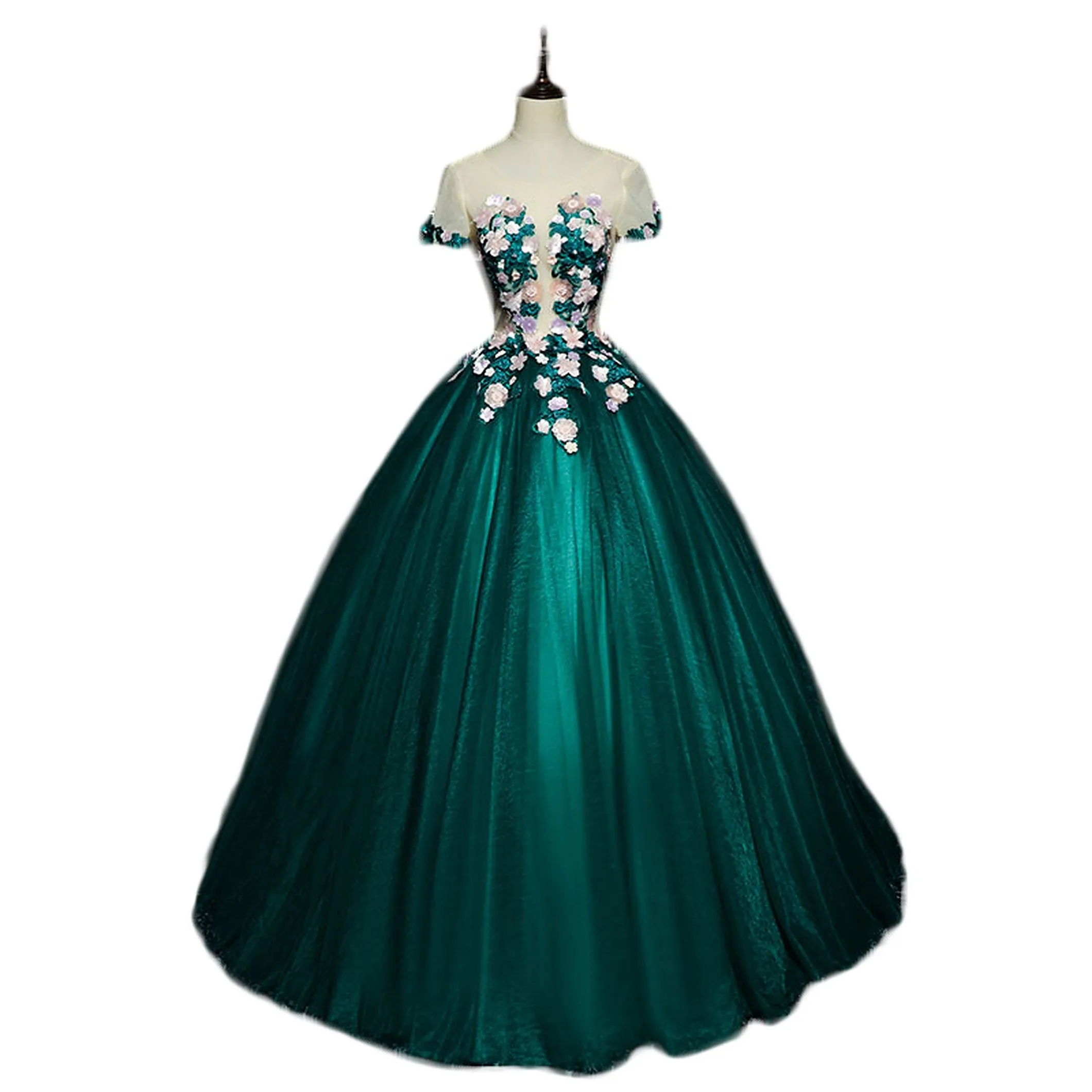 Luxury Lace Quinceañera and Evening Party Dress