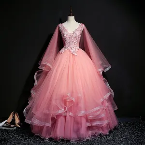 Luxury Lace Quinceañera and Evening Party Dress