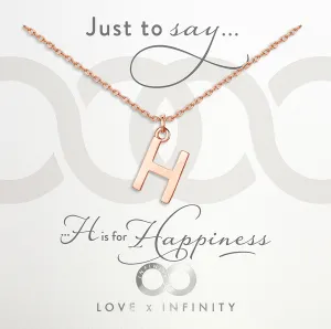 LXI Alphabet Pendant 'H'