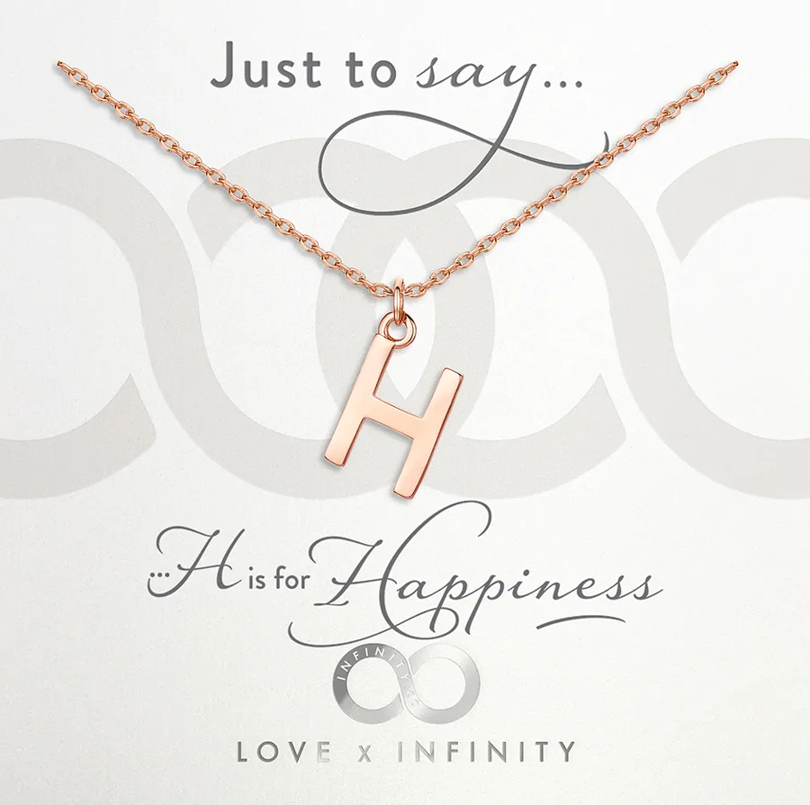 LXI Alphabet Pendant 'H'