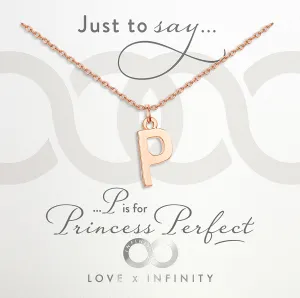LXI Alphabet Pendant 'P'