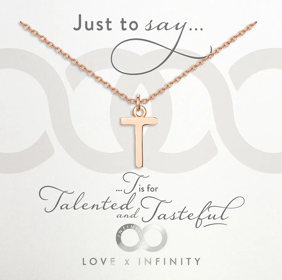 LXI Alphabet Pendant 'T'