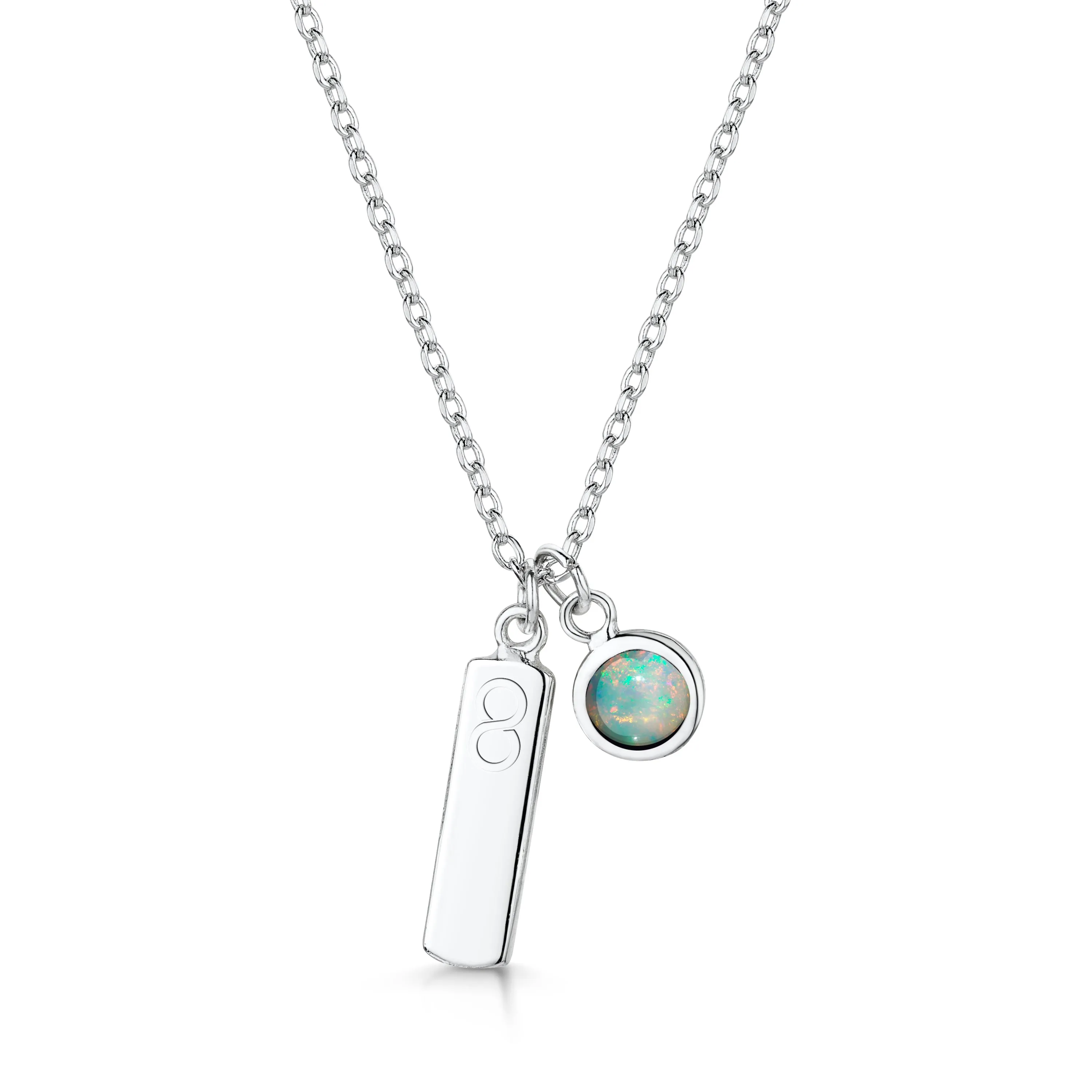 LXI Birthstone Pendant Opal/October
