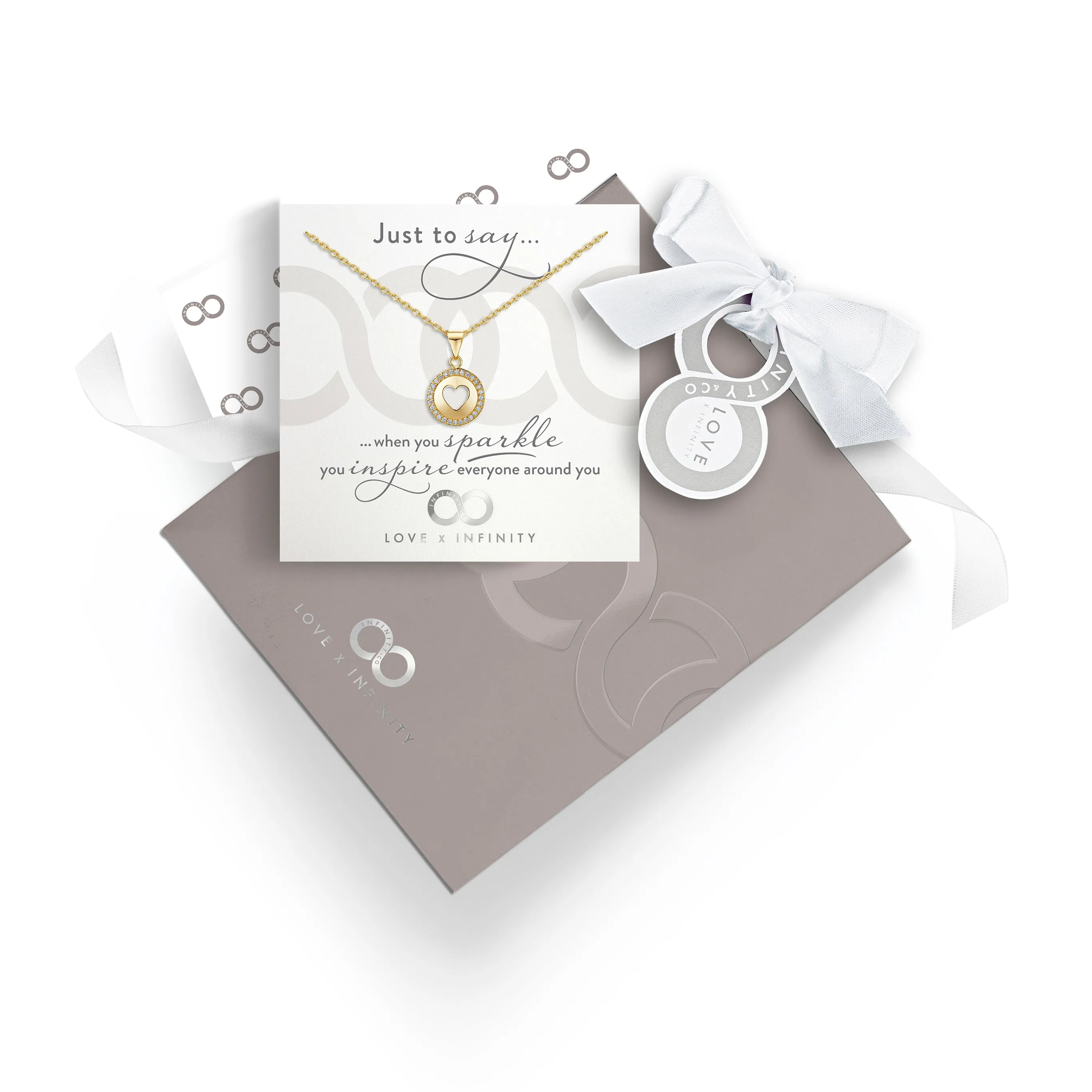 LXI Cut Out Heart Halo Bracelet