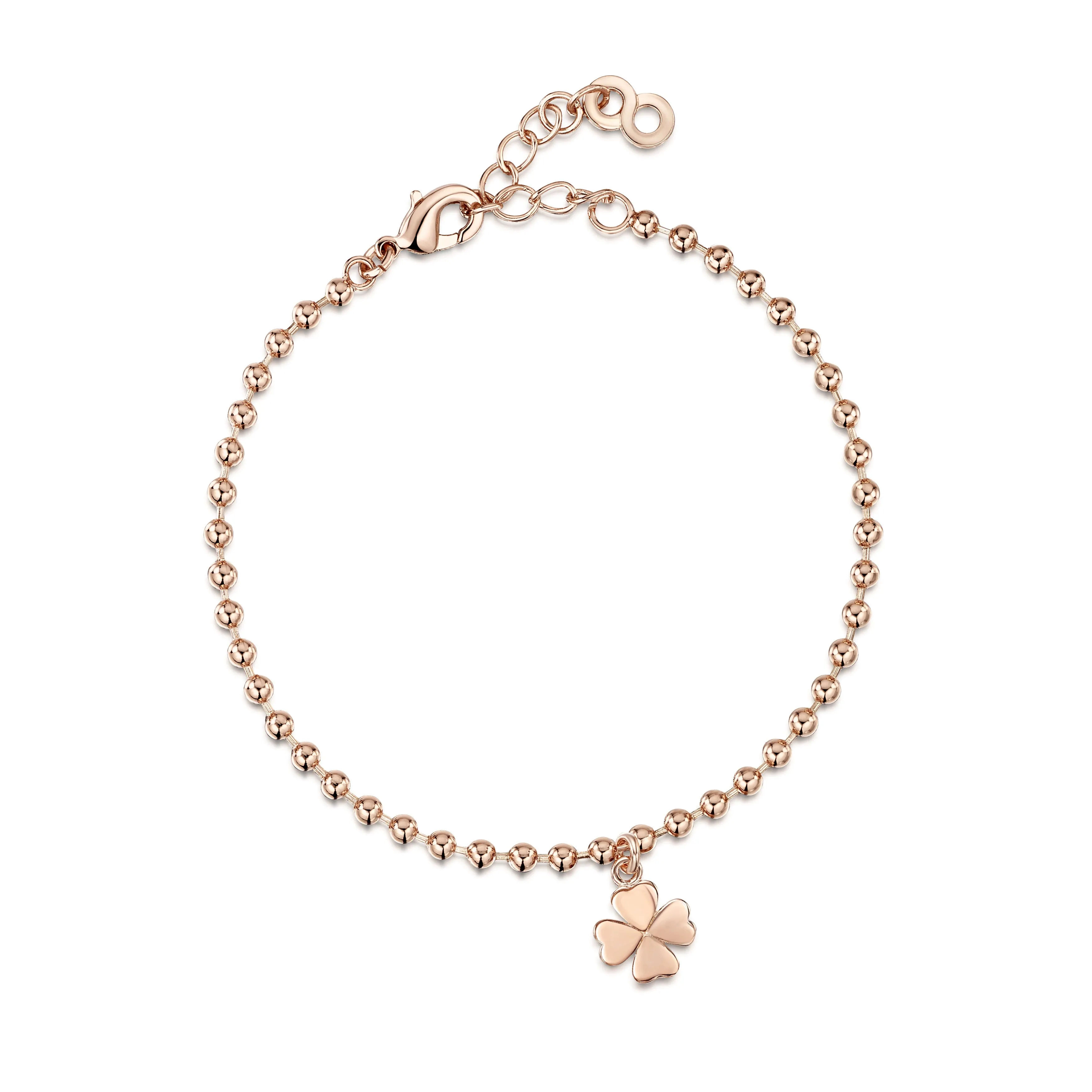 LXI Four Leaf Clover Bracelet - Rose Gold
