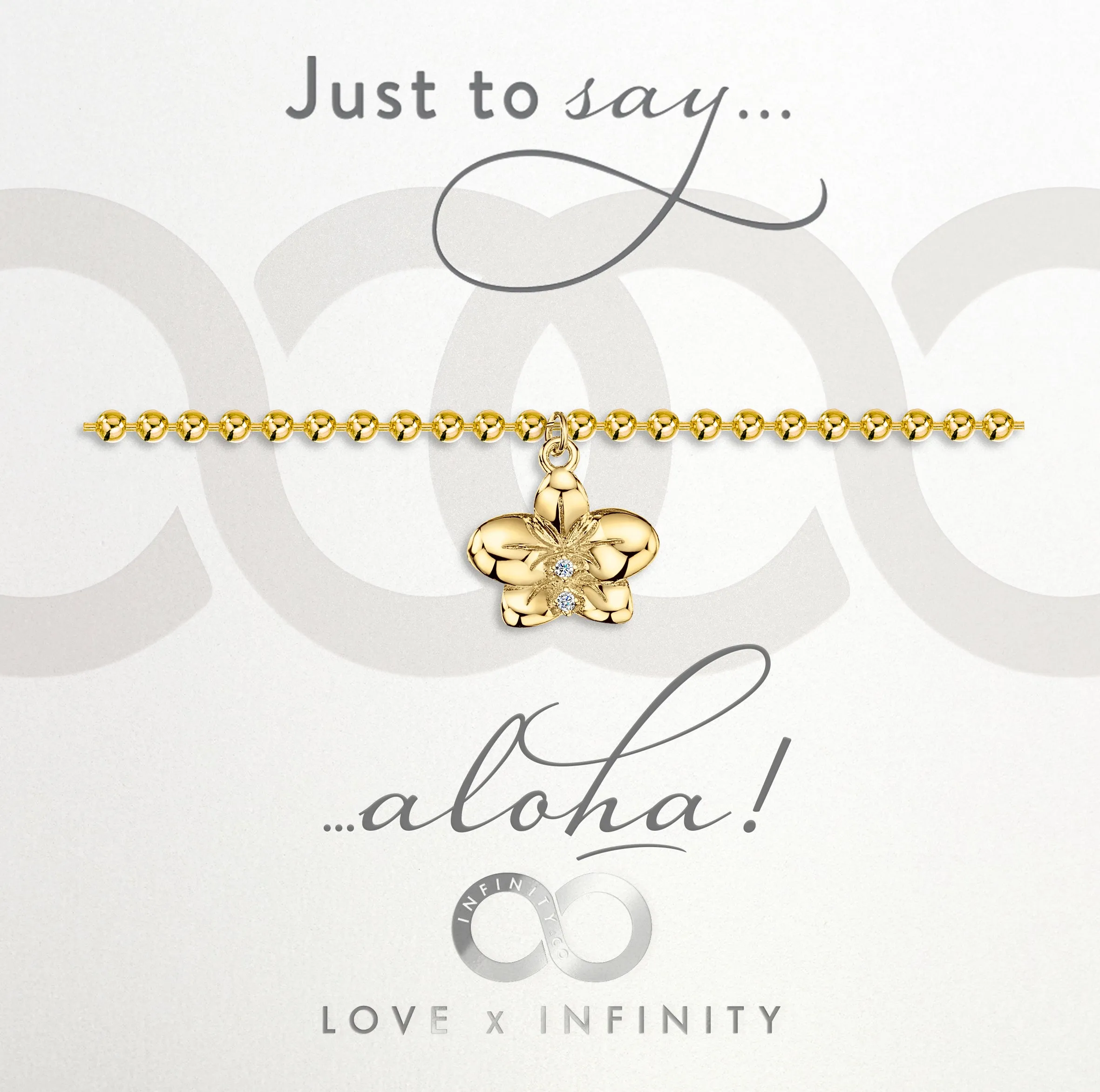 LXI Hawaiian Hibiscus Bracelet- Gold